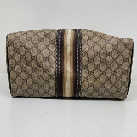 Gucci Web Joy Boston Bag GG Coated Canvas Medium - Picture 4 of 16